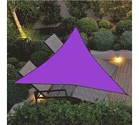 Waterproof Sun Shade Sail 2x2.6x3m with Kit - Outdoor Canopy Wind Protection for Camping Patio Garden - Purple Shade Sail for Sun Shelter