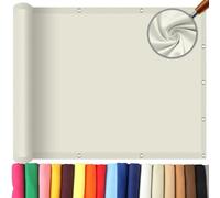 Waterproof Sun Shade Sail 350 x 480 cm Rectangular Canopy MultiColor Options for Patio Balcony & Garden UV Protection Cream Color Outdoor Decor