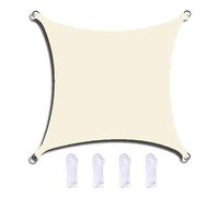 Waterproof Sun Shade Sail 3x4m 4x5m Rectangle UV Protection Wind Resistant Outdoor Canopy for Balcony & Garden Durable Weather Shield Off White 2x5m