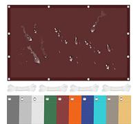 Waterproof Sun Shade Sail 3x8m 98% UV Protection Right Angle Canopy for Outdoor Garden Lawn & Patio Includes Free Rope Stylish Red Wine Color