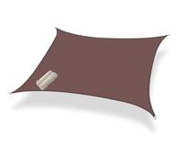 Waterproof Sun Shade Sail - Heavy Duty Rectangle Canopy Fabric for Outdoor Backyard Deck, Patio, Garden Awning Shelter Protection