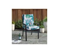 Waterproof Sunproof Thickened All-in-One Hawaiian Style Printed Dining Chair Cushion Garden Sanctuary Green One Size