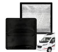 Waterproof Sunroof Cover | 2-Piece Magnetic Attachment Universal Triple Reflective Plates - Motorhome Roof Ventilation Cover | for, Van, Caravan, Commuter, Travel, Holidays