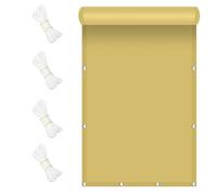 Waterproof Sunsail Canopy, UV Protection 98%, Durable with Grommets & Ropes for Garden, Balcony, Patio