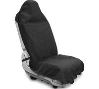 Waterproof Sweating Car Seat Cover for Post Gym Workout, Running, Swimming, Beach and Hiking, Universal Fit Non-Slip Towel Bucket Seat Protector for Cars SUV Trucks, Machine Washable (Black)