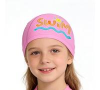 Waterproof Swimming Cap, Training Headwear with Ear Protection - Pattern for Training, Shower, Spa, Holiday, Beach, Lake,
