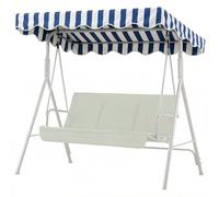 Waterproof Swing Canopy Replacement Top Cover for 2/3 SeaterSwing Garden/Porch e Fabric13 190x113cm (75x45in)