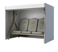 Waterproof Swing Cover for Courtyard Rocking Chairs with UV Resistant Fabric and Adjustable Buckles to Secure Against Dust and Weather (220 * 145 * 170CM)