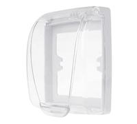 Waterproof Switch Cover Box Clear Wall Light Panel Socket Guard Doorbell Flip Cap CoverWall Switch Protective Cover