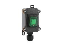 Waterproof Switch Waterproof Ship Type Switch 220V/24V/16A/30ARain Proof Outside The Electrical Room Ampere Box Second Gear IP65(Single green 220V)