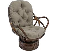 Waterproof Swivel Rocking Chair Cushion for Indoor Outdoor Wicker Rattan Furniture - UV Resistant and Durable Design