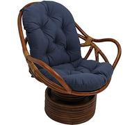 Waterproof Swivel Rocking Chair Cushion for Indoor Outdoor Wicker Rattan Furniture - UV Resistant and Durable Design