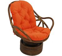 Waterproof Swivel Rocking Chair Cushion for Indoor Outdoor Wicker Rattan Furniture - UV Resistant and Durable Design