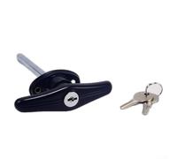 Waterproof T Handle Lock for Garages Keyed Differently, for Sheds and Campervans with Rust Resistant Design (Short)