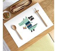 waterproof table mats, Tasteless Waterproof Table Mat Western Cloth Coaster Student Pvc Anti-Scald Heat Insulation Home-Yr9-1_35*45Cm(Yr9 5,40 * 60cm)