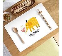waterproof table mats, Tasteless Waterproof Table Mat Western Cloth Coaster Student Pvc Anti-Scald Heat Insulation Home-Yr9-1_35*45Cm(Yr9 3,30 * 40cm)