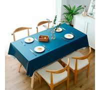 Waterproof Tablecloth 140x180 cm Modern PVC Table Cover Washable Vinyl Tablecloth Easy Clean Oilcloth for Dining Kitchen Picnic Party Use