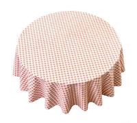 Waterproof Tablecloth Designed For Round Dining Tables, Offering Protection Against Water And Oil Without The Need For Washing(C-120CM)