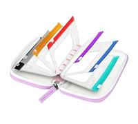 Waterproof Tablet Pouch Set, 7PCS Set A8 Waterproof Tablet Organizer Set with Binder Self-Sealing Design, Reusable Medicines Storage Weekly Medicines Organizer with Writable Notes for Travel Purse Use