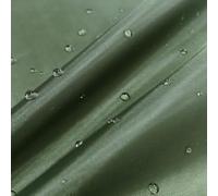 Waterproof Taffeta Fabric Lightweight Polyester Material by The Metre,150cm Wide Outdoor Upholstery Fabric for Raincoats/Linings/Tents/Umbrellas (Dark Green)