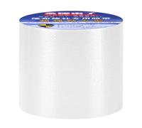 Waterproof Tanking Tape， Tarpaulin Repair Tape god kvalitet PVC Tarpaulin Repair Tape Rainproof Cloth Adhesive Tape Outdoor Awning Tape Gummed Tape Film Parts(Wit)