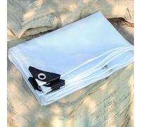 Waterproof Tarp Cover, Heavy Duty Tarp Sheet with Grommets for Outdoor Use, Ideal for Gardens, Camping, and Protection of Furniture