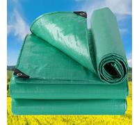 Waterproof Tarpaulin 1.1 x 2.5 m Uv Tear Resistant Pe Tarpaulin Sheet Tent with Reinforced Eyelets Waterproof Ultra Heavy Duty for Garden Furniture Shed Camping, Green