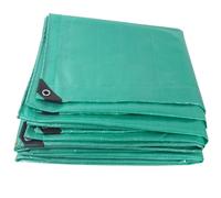 Waterproof Tarpaulin 1.5 x 3.6 m Polyethylene Tarp Cover with Grommets, Uv Tear Resistant Tarpaulin Sheet Garden Shade Covering for Car, Pool, Caravan, Garden Furniture, Green