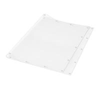 Waterproof Tarpaulin 1.8x3m Transparent PVC Tarp Sheet Cover Groundsheet with Eyelets Ray Dustproof Tear and Cold Weather Resistant Cover for Plant Shed Cloth