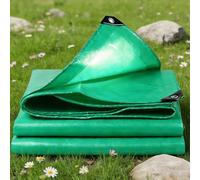 Waterproof Tarpaulin 100 x 490 cm Heavy Duty, Mould-Resistant, Easy to Wash - Pe Material, Weatherproof, Dust, Snow Tarpaulin Tarp Sheet Cover for Car, Pool, Caravan, Green