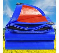 Waterproof Tarpaulin 2.3 x 3.1 m Uv Tear Resistant Pe Tarpaulin Sheet Tent with Reinforced Eyelets Waterproof Ultra Heavy Duty for Garden Furniture Shed Camping, Blue