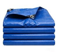 Waterproof Tarpaulin 290 x 540 cm Waterproof, Weatherproof, Frost-Resistant, UV Protection, Universal, Multipurpose Tarp Large Ground Camping Sheet for Outdoor Camping, Blue