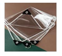 Waterproof Tarpaulin 4 x 6 m Weatherproof,Frost-Resistant Waterproof Tarpaulin Cover with Reinforced Grommets for Garden,Wood,Camping,Groundsheet, White