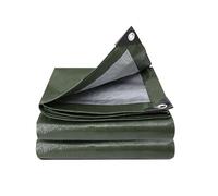 Waterproof Tarpaulin 400 x 430 cm Waterproof Heavy Duty Multipurpose Multipurpose Small Tarpaulin Covers Reinforced Eyelets for Wood, Camping, Groundsheet, Army Green