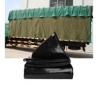 Waterproof Tarpaulin 400g/m² Heavy Duty Multi-Purpose Cover for Outdoor Use - Ideal for Kennels, Chicken Coops, Fishponds, Hay, Log Piles, Trailers, and Furniture