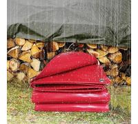 Waterproof Tarpaulin 400g/m² Heavy Duty Multi-Purpose Cover for Outdoor Use - Ideal for Kennels, Chicken Coops, Fishponds, Hay, Log Piles, Trailers, and Furniture