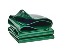 Waterproof Tarpaulin 430 x 480 cm Reinforced Eyelets Multifunctional Quality Cover Tarp Multipurpose for Garden Furniture Camping Ground Sheet Truck Cover, Green