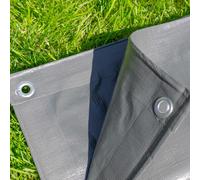Waterproof Heavy-Duty Tarpaulin with Eyelets Tarp Ground Camping Sheet Cover