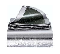 Waterproof Tarpaulins with Grommets 1.5x15m/4.9x49.2ft, Poly Tarpaulin with Reinforced Edges, Multipurpose Protective Cover For Home, Boats, Cars, Camping, Protective Cover