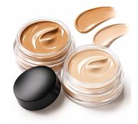 Waterproof Tattoo Cover Up Makeup,Full Coverage Body Concealer,Waterproof Body Foundation with 2 Colour Blendable Cream for Bruises & Tattoos,Natural Finish,Long-Lasting Matches All Skin Tones