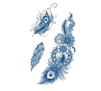 Waterproof Tattoo Sticker Chinese Dragon Cupid Wing Tattoo Body Art Fake Tattoo(005)