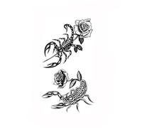 Waterproof Tattoo Sticker Tiger,Dragon, Flower,Body Arm Sleeve Man WomenTattoo Sticker Tiger Big Cat Animal Element Waterproof Fake Body Art for Men Women(004)