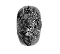 Waterproof Tattoo Sticker Tiger,Dragon, Flower,Body Arm Sleeve Man WomenTattoo Sticker Tiger Big Cat Animal Element Waterproof Fake Body Art for Men Women(012)