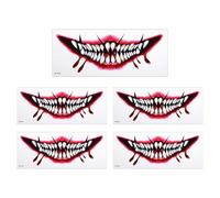Waterproof Temporary Body Transfers Realistic Mouth Pattern Safe Not Deadly Substance for Pool Parties Halloween Incidents Realistic Marking Transfers