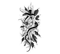 Waterproof Temporary Tattoo Sticker For Men Women Realistic Fake Tatoos Skull Lion King Tiger Snake Beast Tatoo Sticker(10)