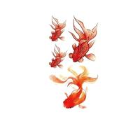 Waterproof Temporary Tattoo Sticker Pisces Tai Chi Body Art Fake Tattoo for Woman Men(01)