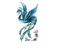 Waterproof Temporary Tattoos Modern Flame Tattoo Sticker Traditional Tribal Totem Tatoo Arm Fake Tattoo Men(006)