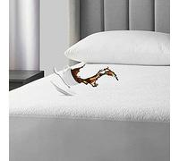 Waterproof Terry Towelling Pillow Protectors Super Soft Cosy Hypo-Allergenic Breathable Non Noisy Pair of Pillow Protectors (Pair of Pillow Protectors)
