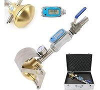 Waterproof Tester Device with Digital Flow Meter and Adjustable Valve for Water Ingress Protection Testing of Electrical Enclosures, Handheld Splash Nozzle