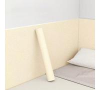 Waterproof Thermal Insulation Wallpaper Roll SelfAdhesive MoistureResistant Wall Covering for Kitchen Yellow 50x2000cm Durable Wall Protection and Decoration